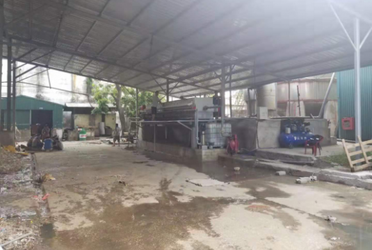 2019年9月1日 越南河内造纸厂隔膜板框压滤机设备安装调试完成正式交付越南客户